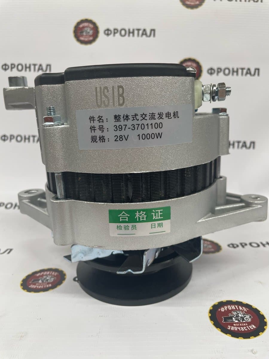 Генератор (28V, 18A) Yuchai 397-3701100