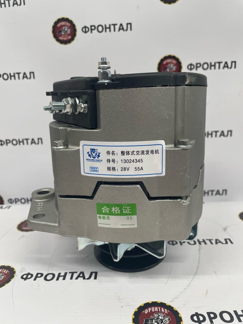 Генератор JFZ2501, JFZ2517B2 (два клин.ремня 28V,55/70A) Deutz 13024345