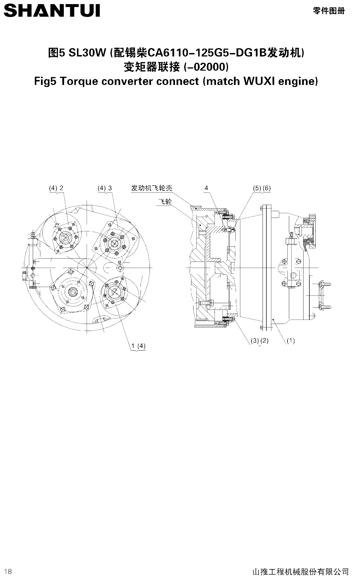 FIG.9 Torque converter connect (match WUXI engine)