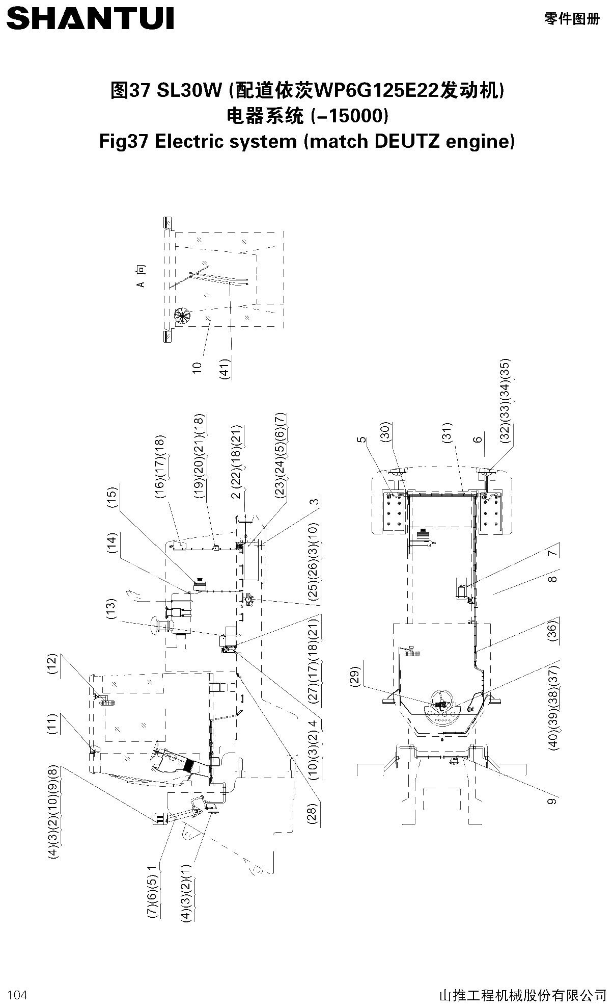 FIG.52 Electric system (match DEUTZ engine)