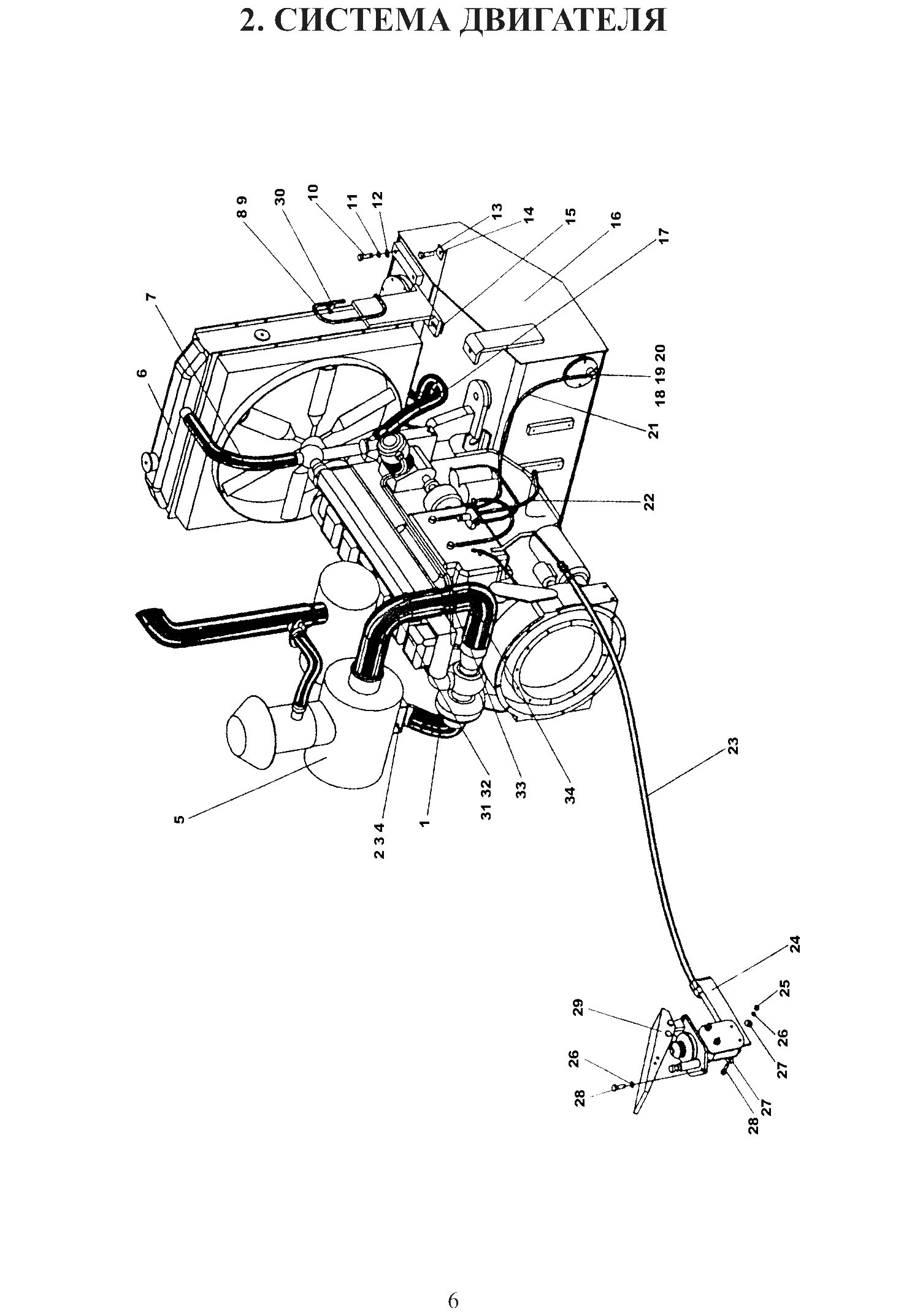 FIG.2 2. СИСТЕМА ДВИГАТЕЛЯ