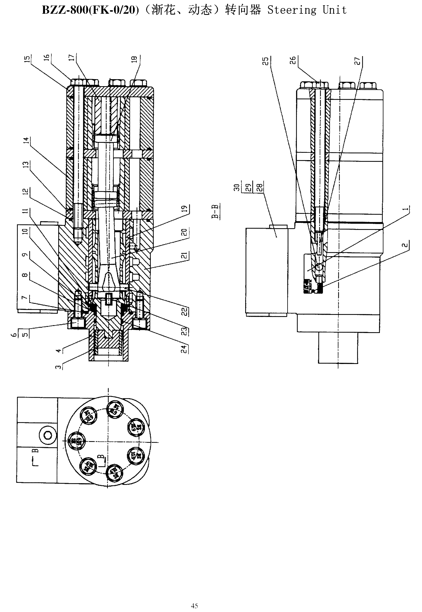 FIG.31 BZZ-800(FK-0/20)（渐花、动态）转向器