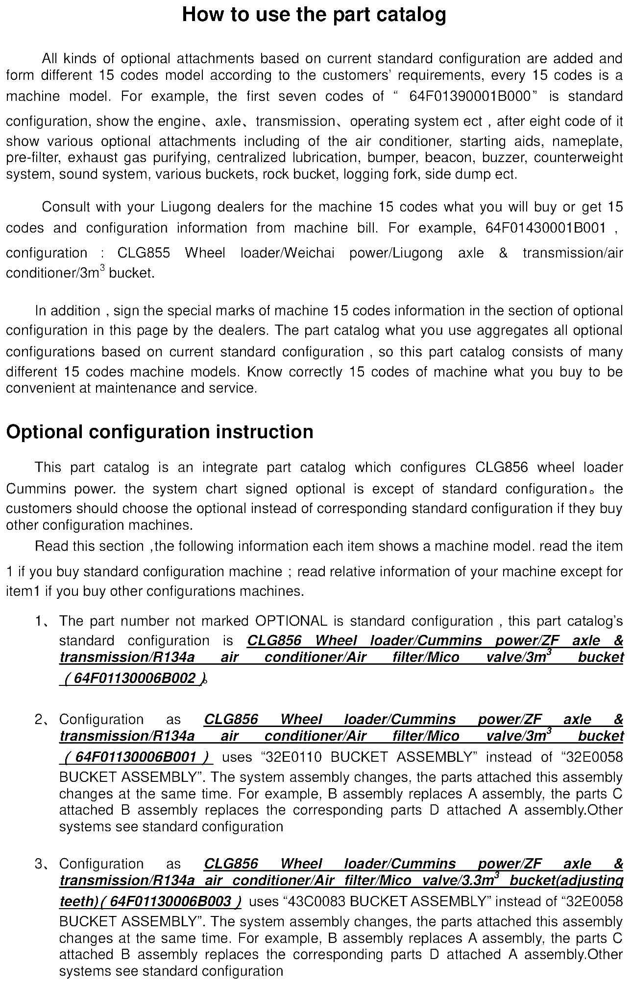 FIG.4 How to use the part catalog