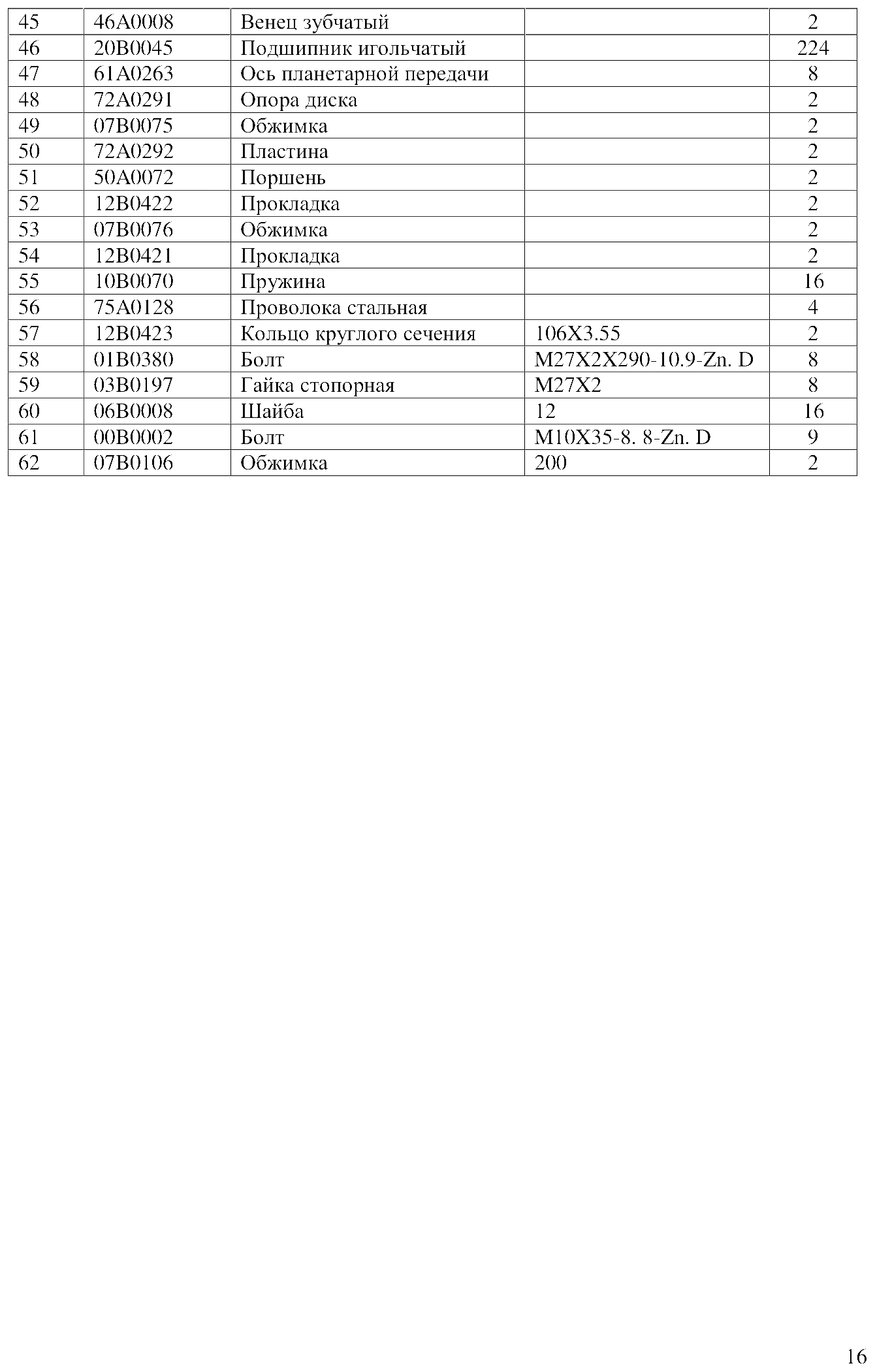 FIG.10 45 46A0008 Венец зубчатый 2