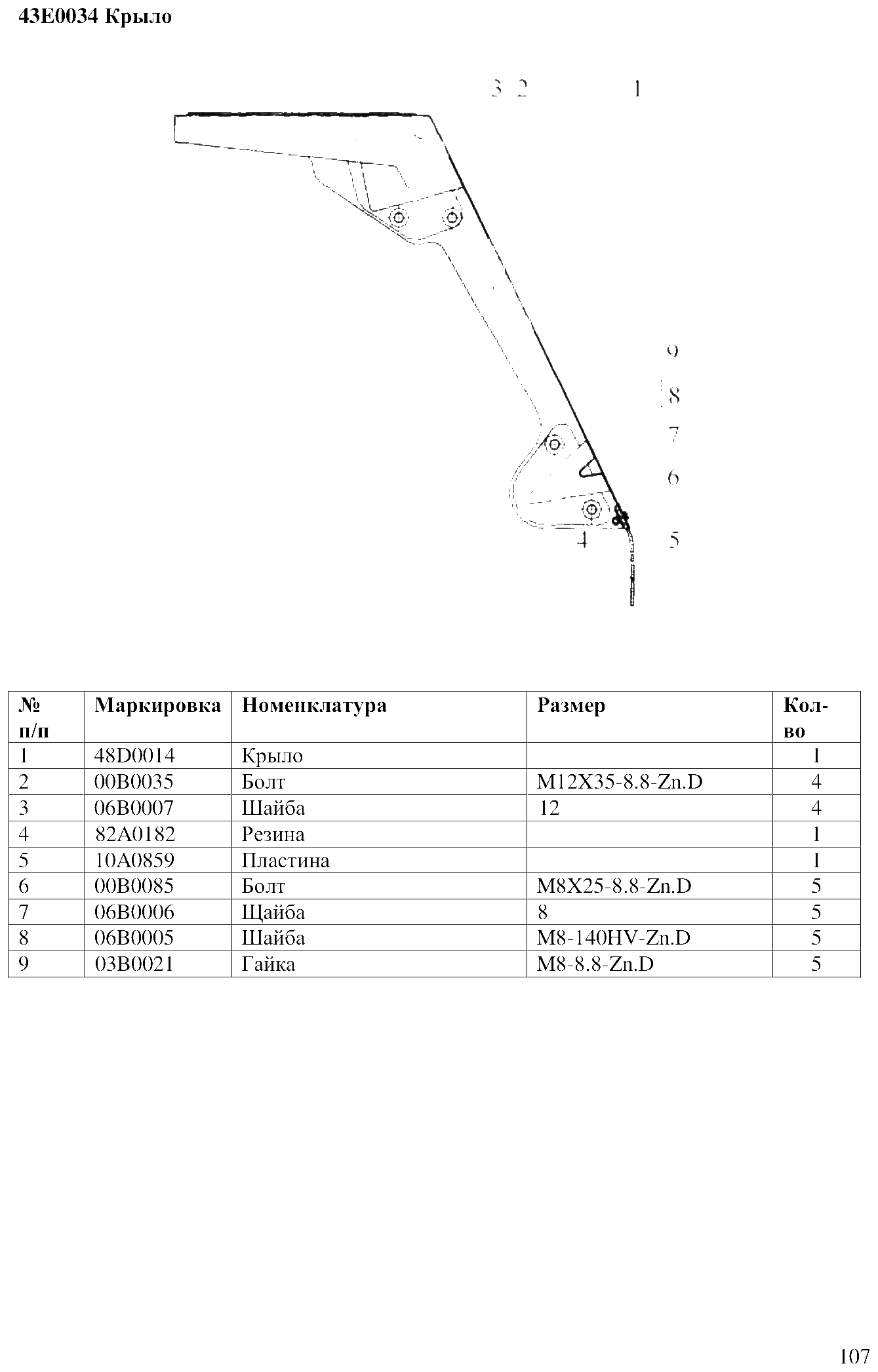 FIG.80 43E0034 Крыло