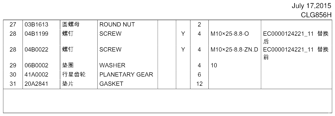 FIG.119 27 03B1613 圆螺母 ROUND NUT 2