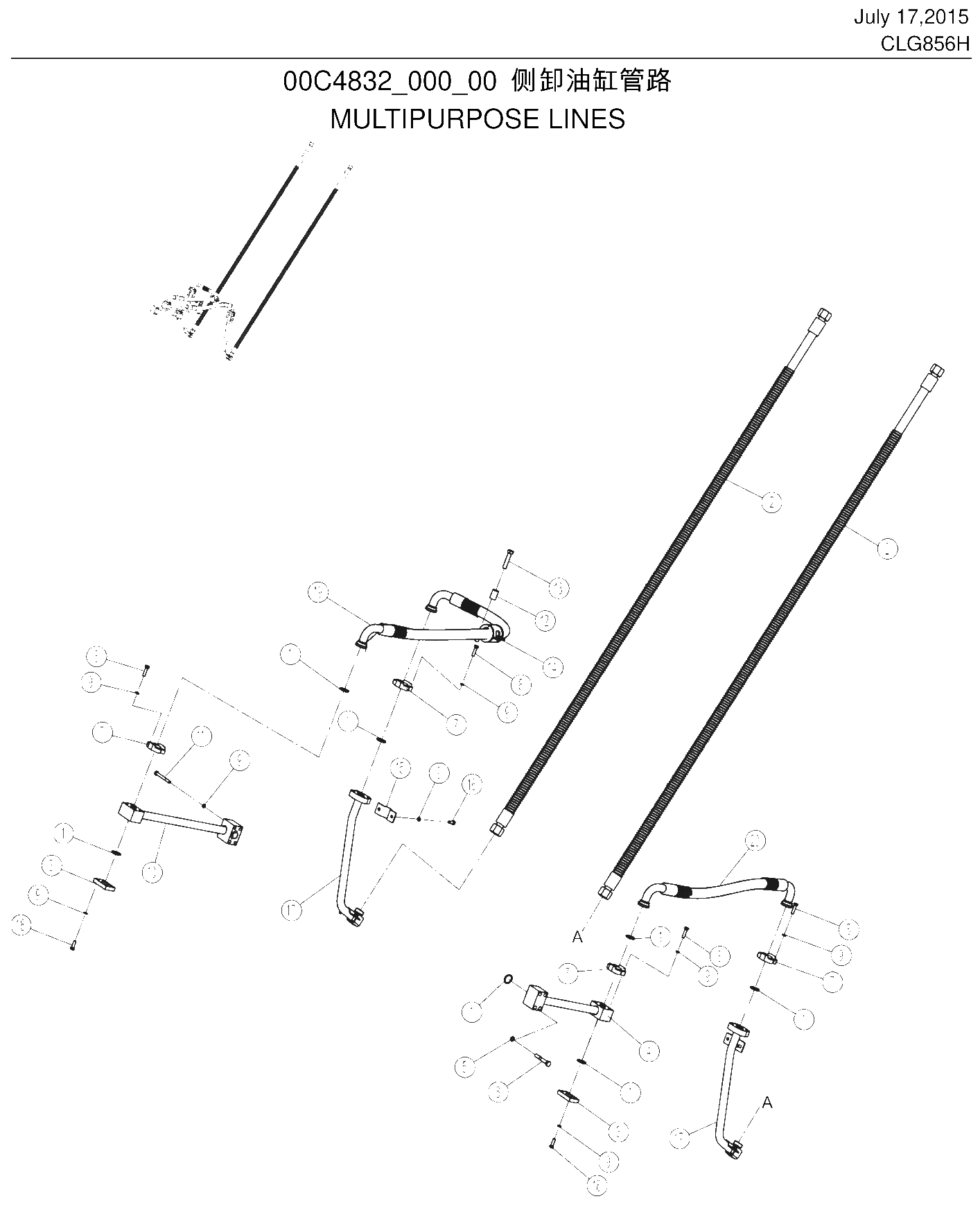 FIG.256 侧卸油缸管路