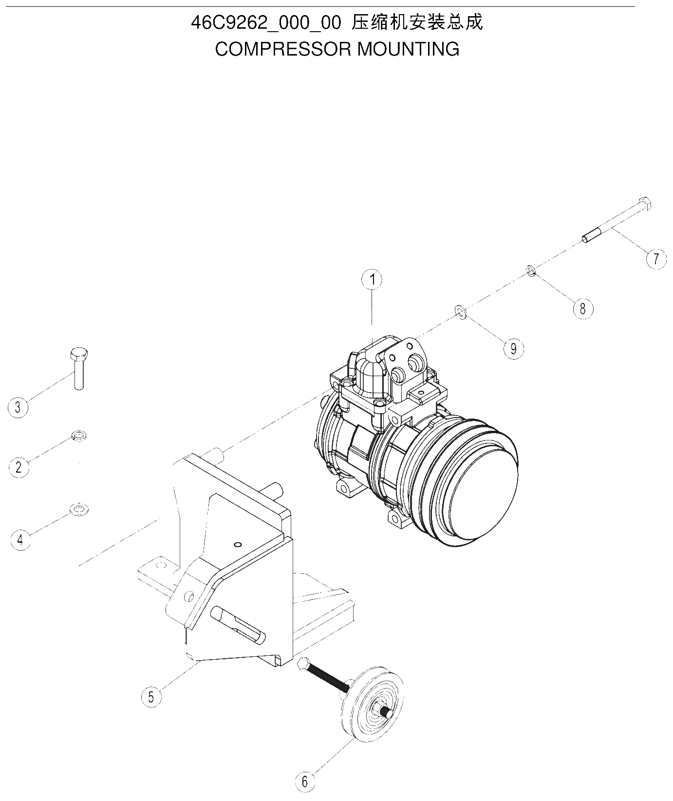 FIG.403 压缩机安装总成