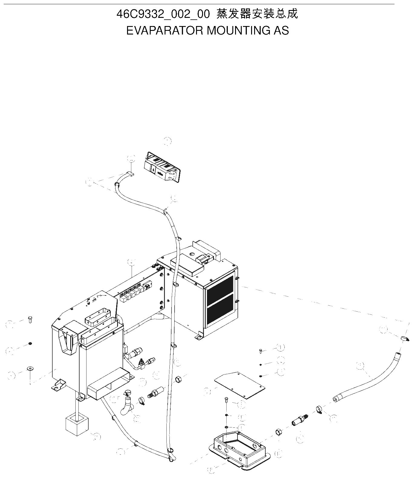 FIG.405 蒸发器安装总成