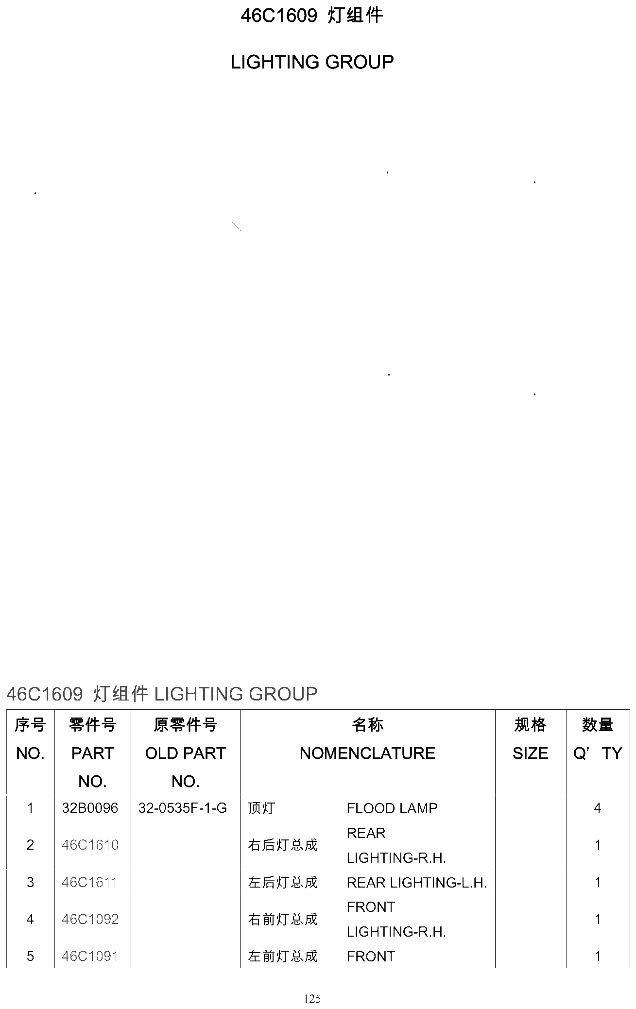 FIG.145 46C1609 灯组件