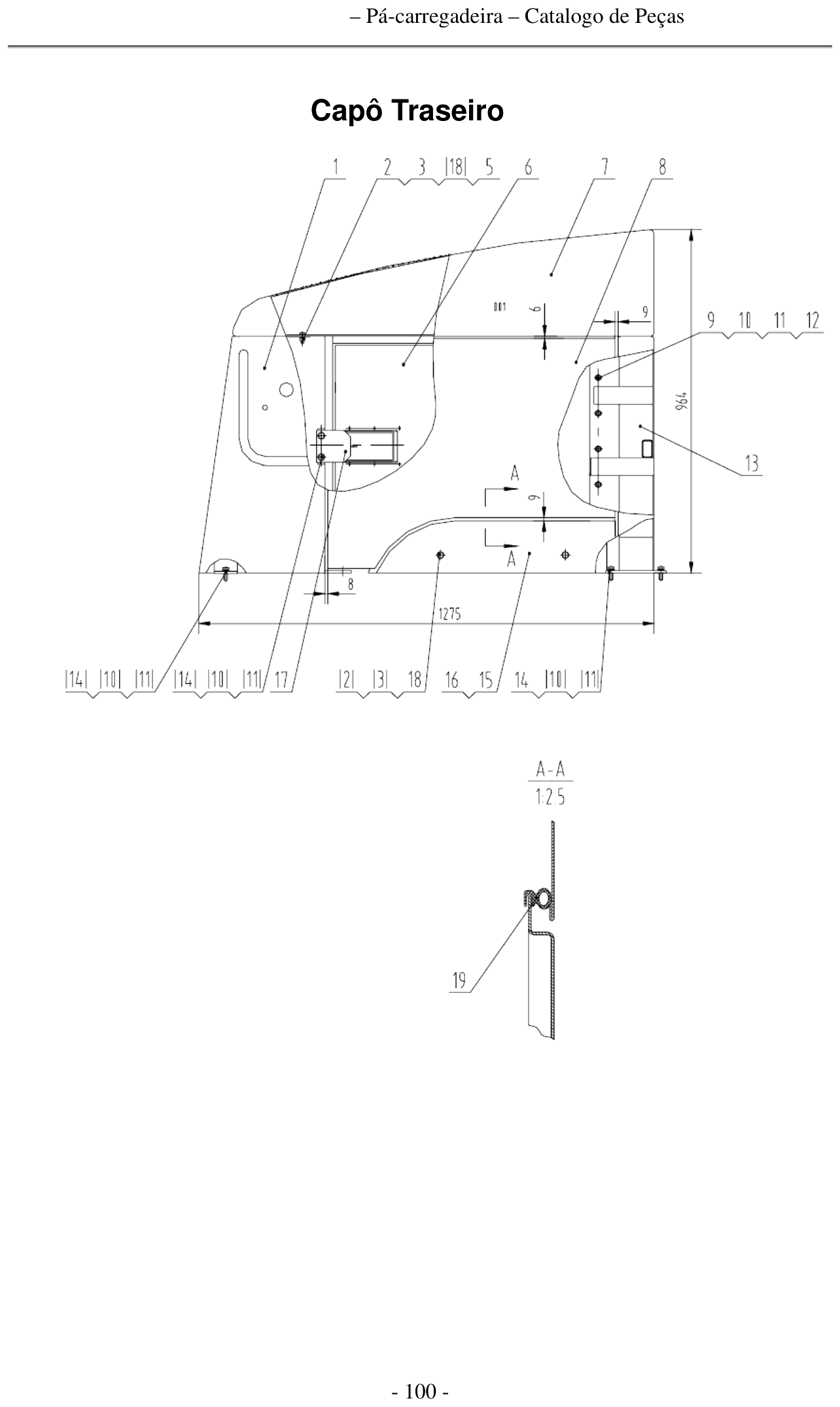 FIG.90 Capô Traseiro