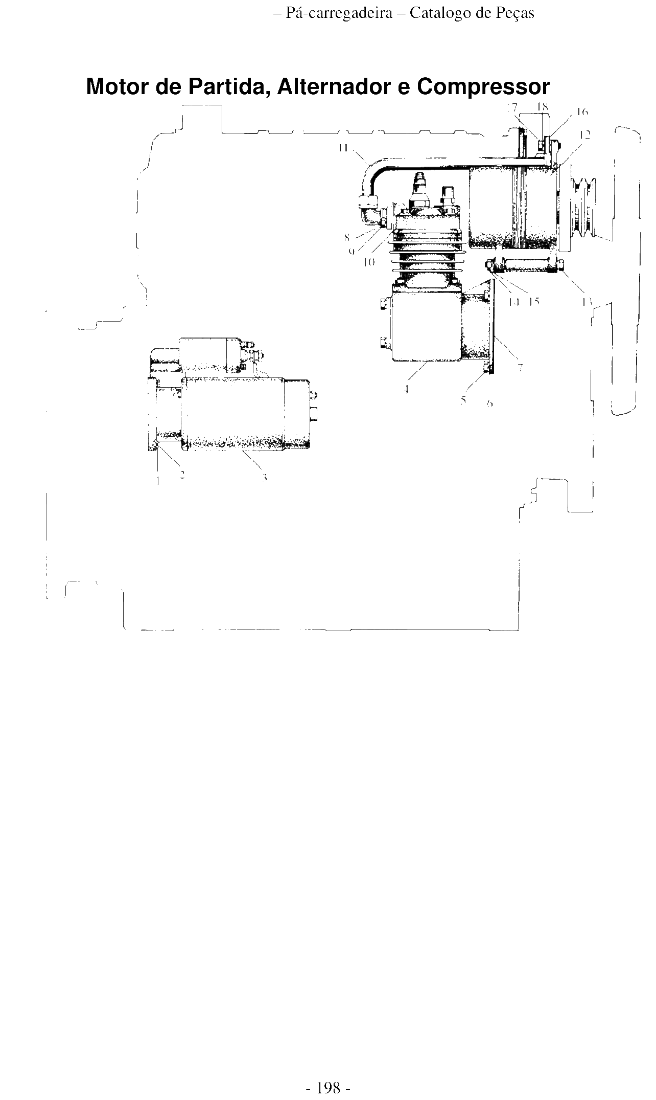 FIG.188 Motor de Partida, Alternador e Compressor
