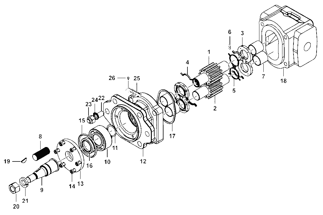 PGM37 Hydraulic motor