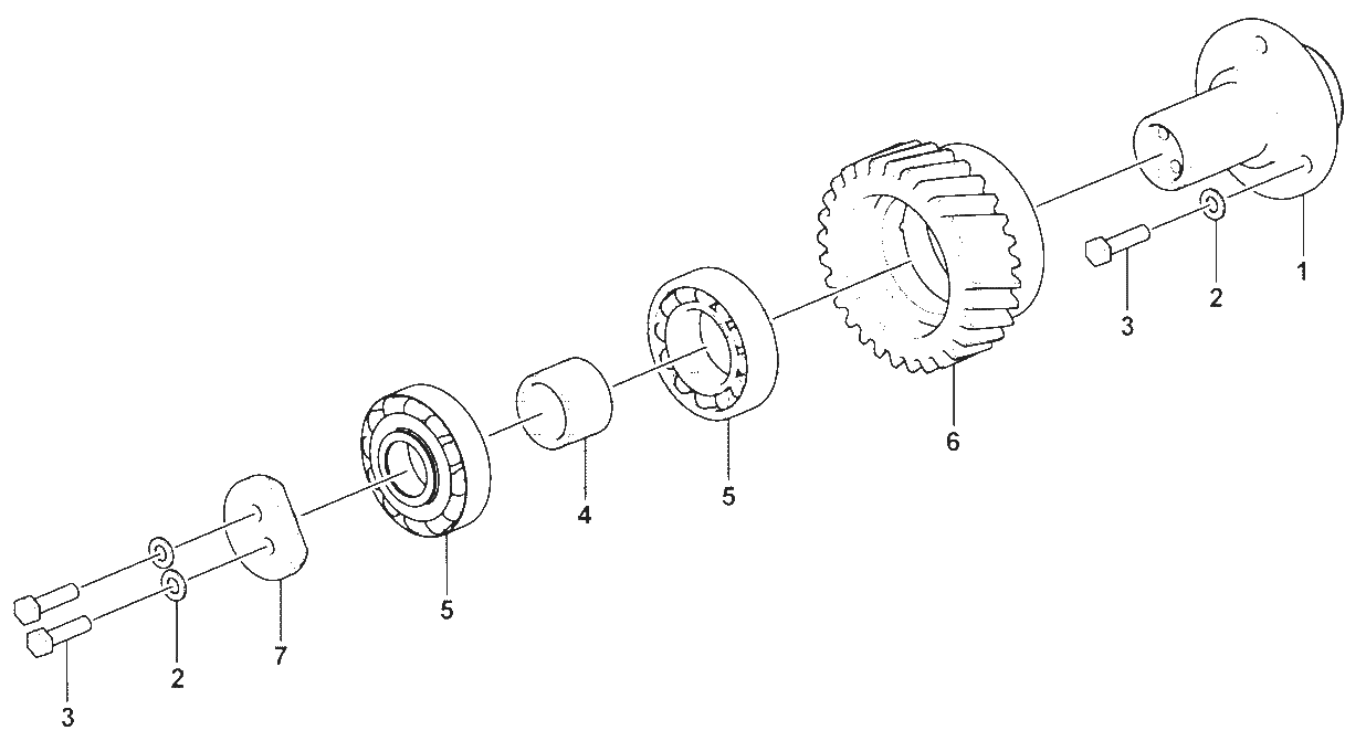 Reverse idle gear assembly