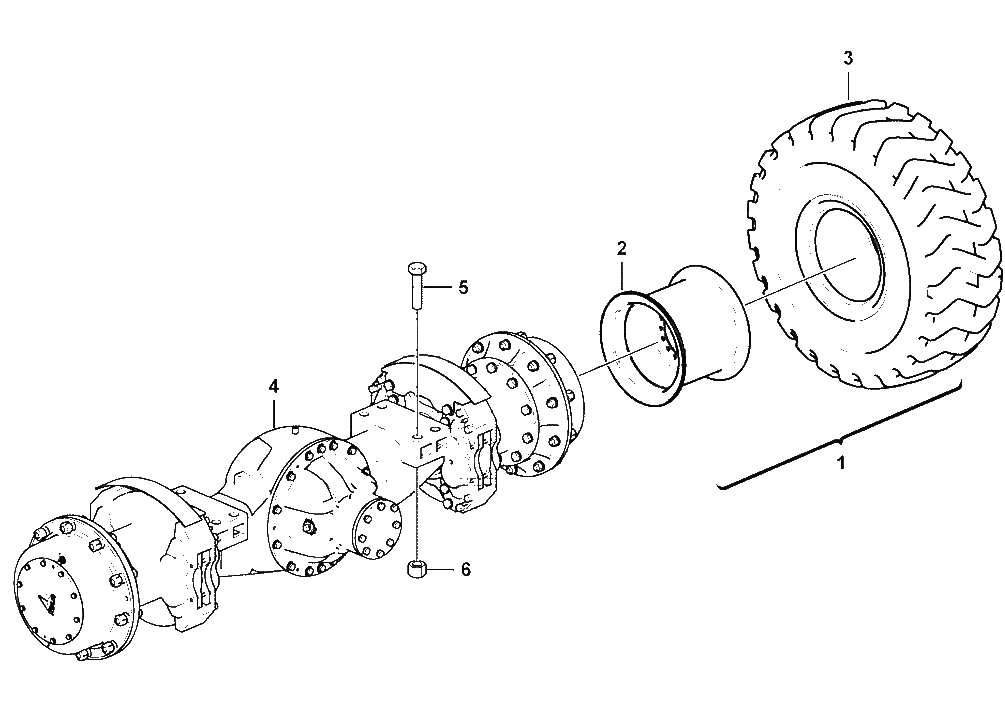 Front axle system