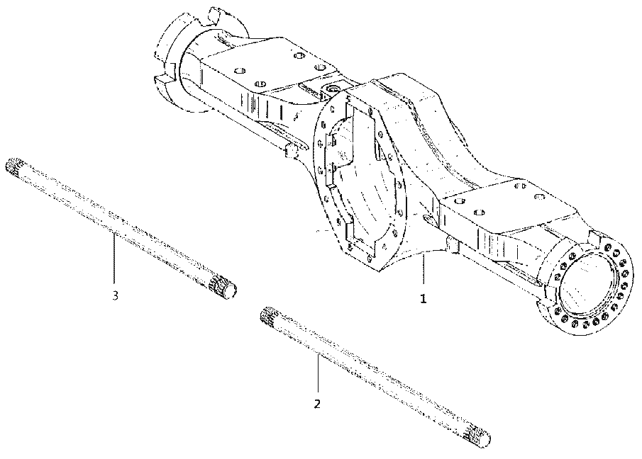 Axle casing