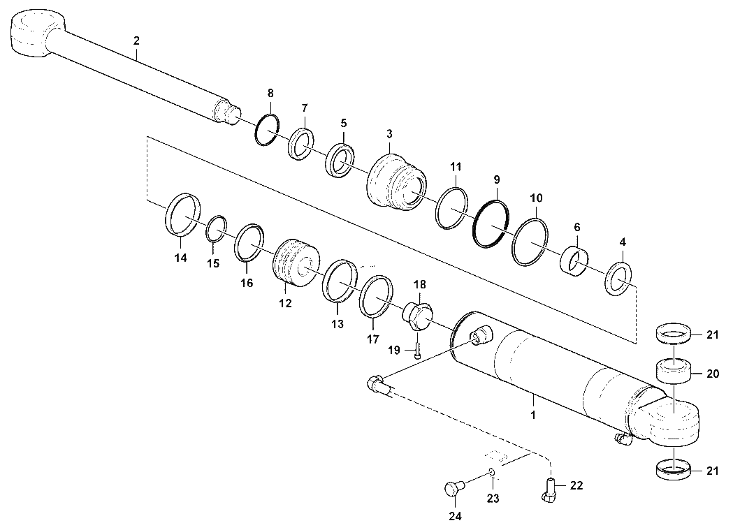 (3713CH) Sterling cylinder