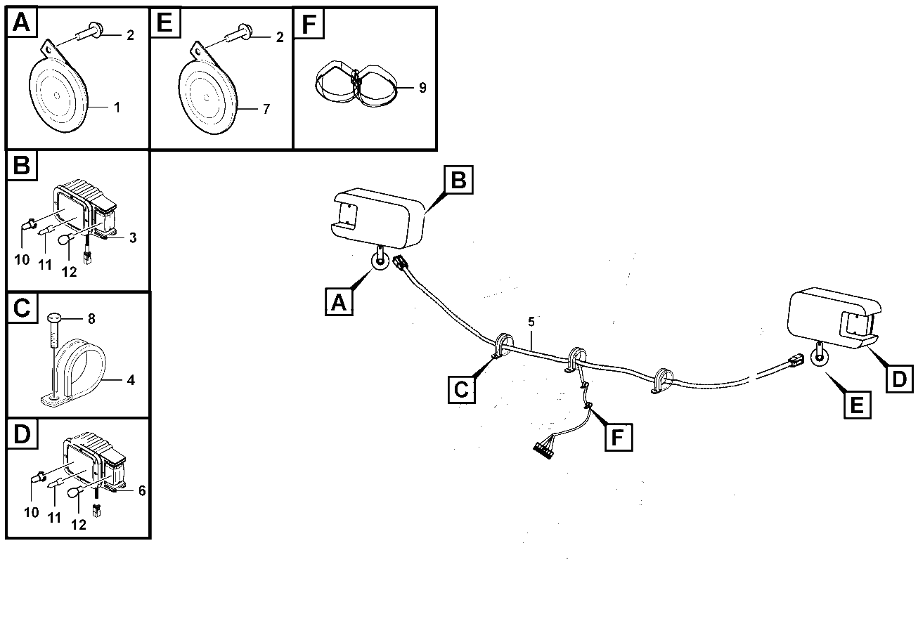 Cable stem