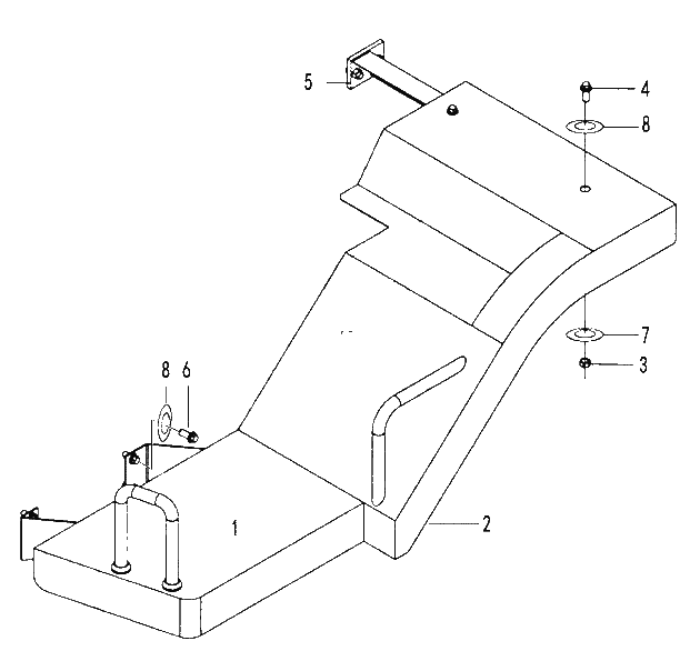 Left bench assembly