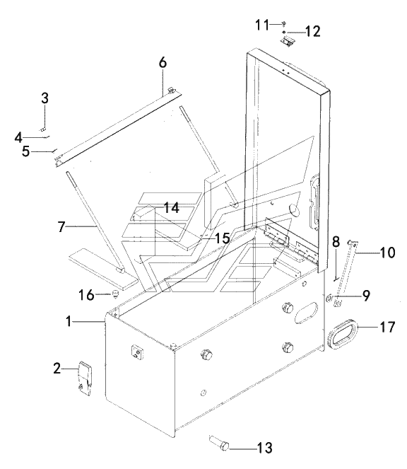 Right battary box