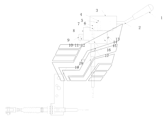 LG953 TRANSMISSION CONTROL SHAFT