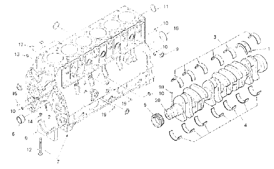 BLOCK, ENGINE bp 9072zz