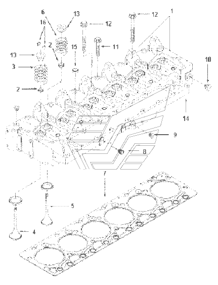 HEAD,CYLINDER PP 9980-01ZZ