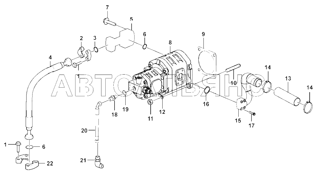 Steering pump system