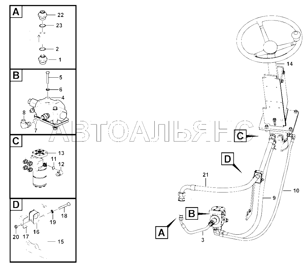 Steering gear system