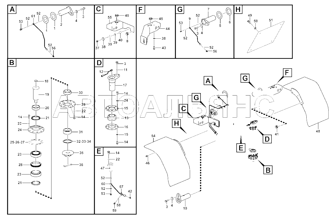 Front frame system