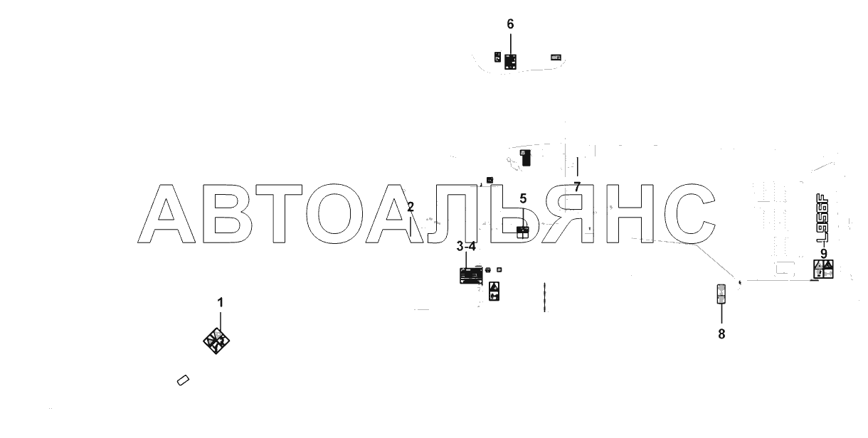 Комплект наклеек