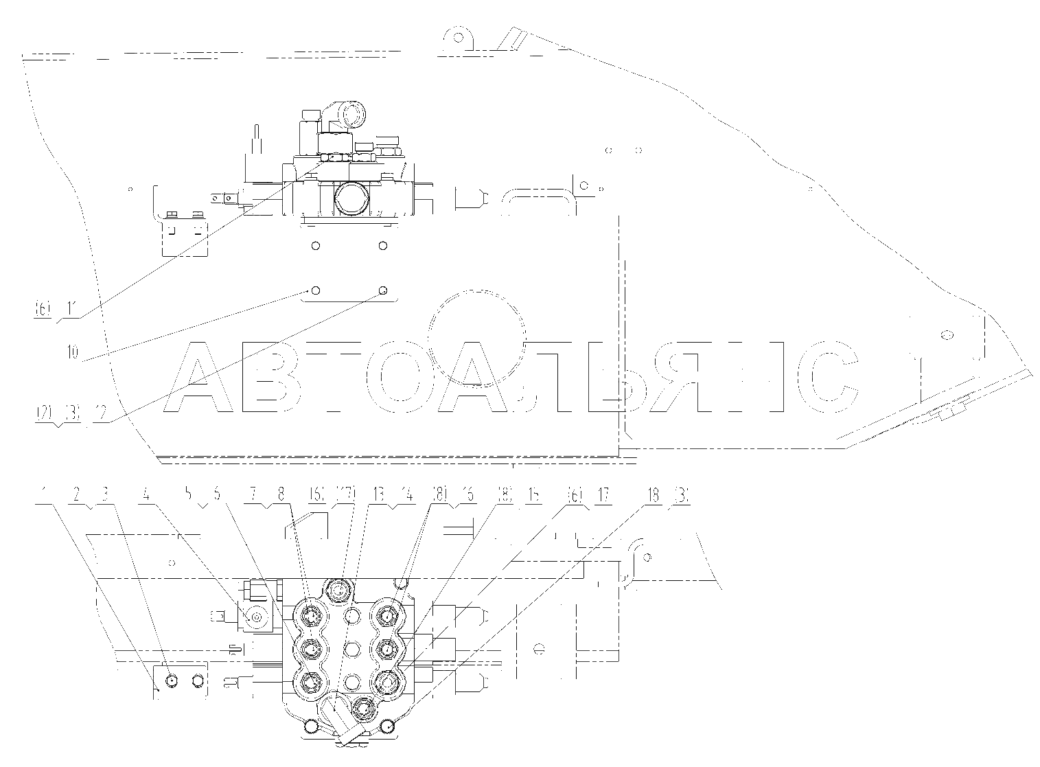 12C0878 005 MAIN CONTROL VALVE AS