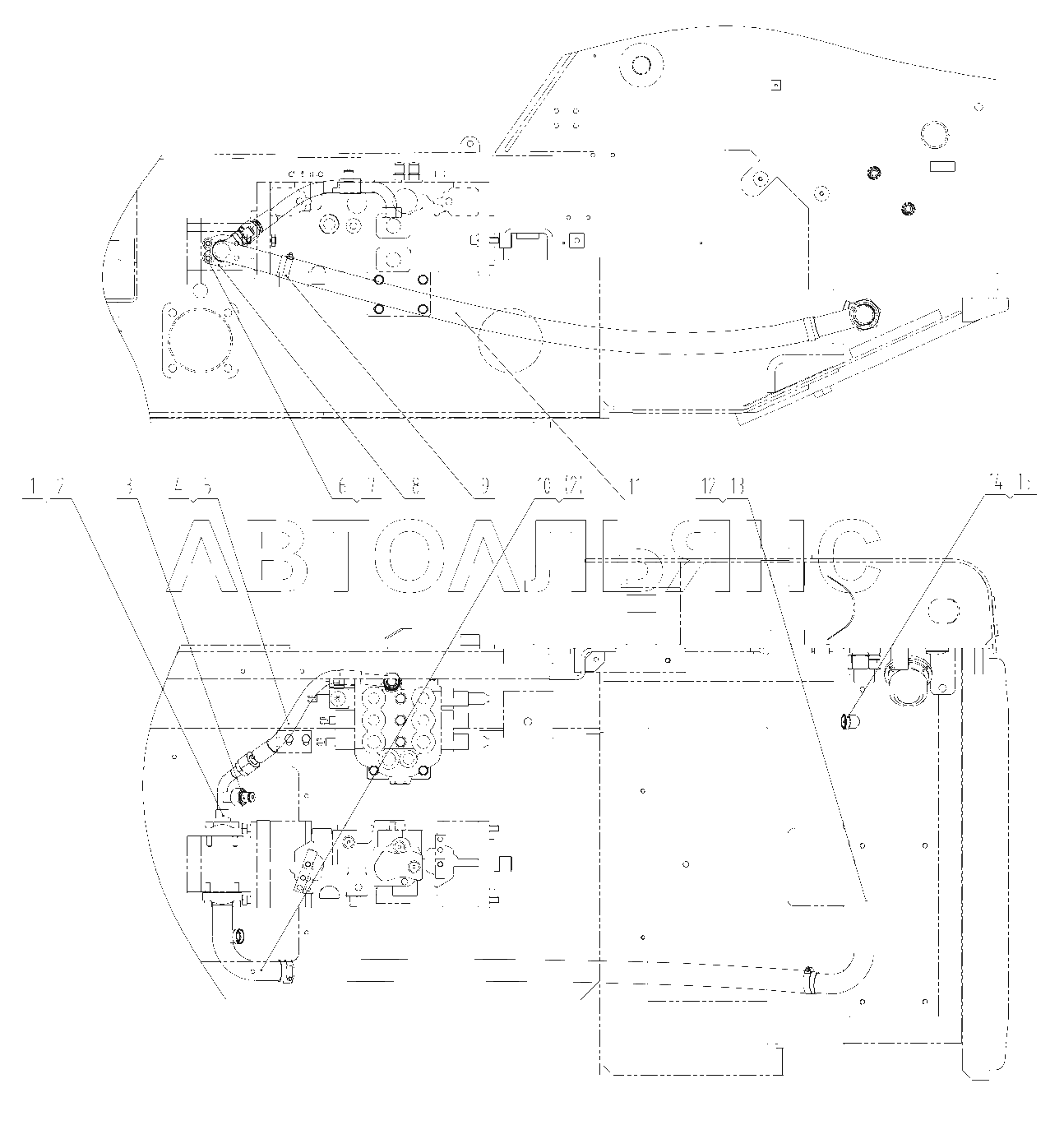 00C2813 001 PUMP OIL SUCTION LINES