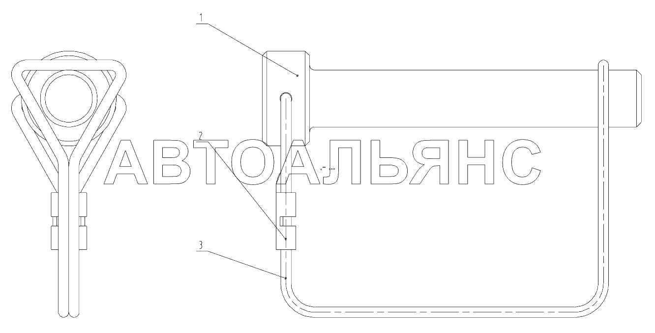 24C1091 001 LOCK BUCKLE