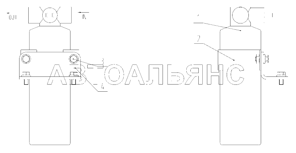 Ресивер-осушитель в сборе 2