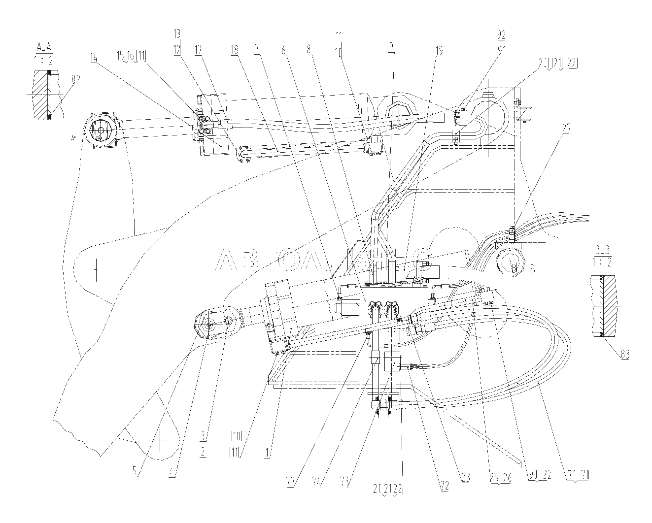 11E0413 003 HYDRAULIC SYSTEM (A)