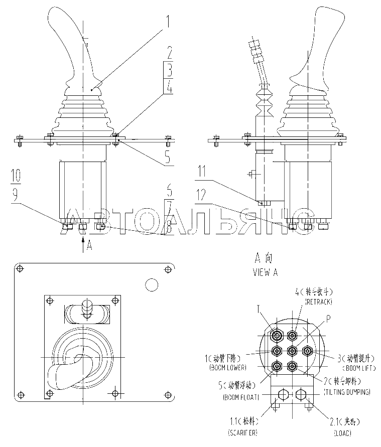 12C2288 001 PILOT VALVE MOUNTING