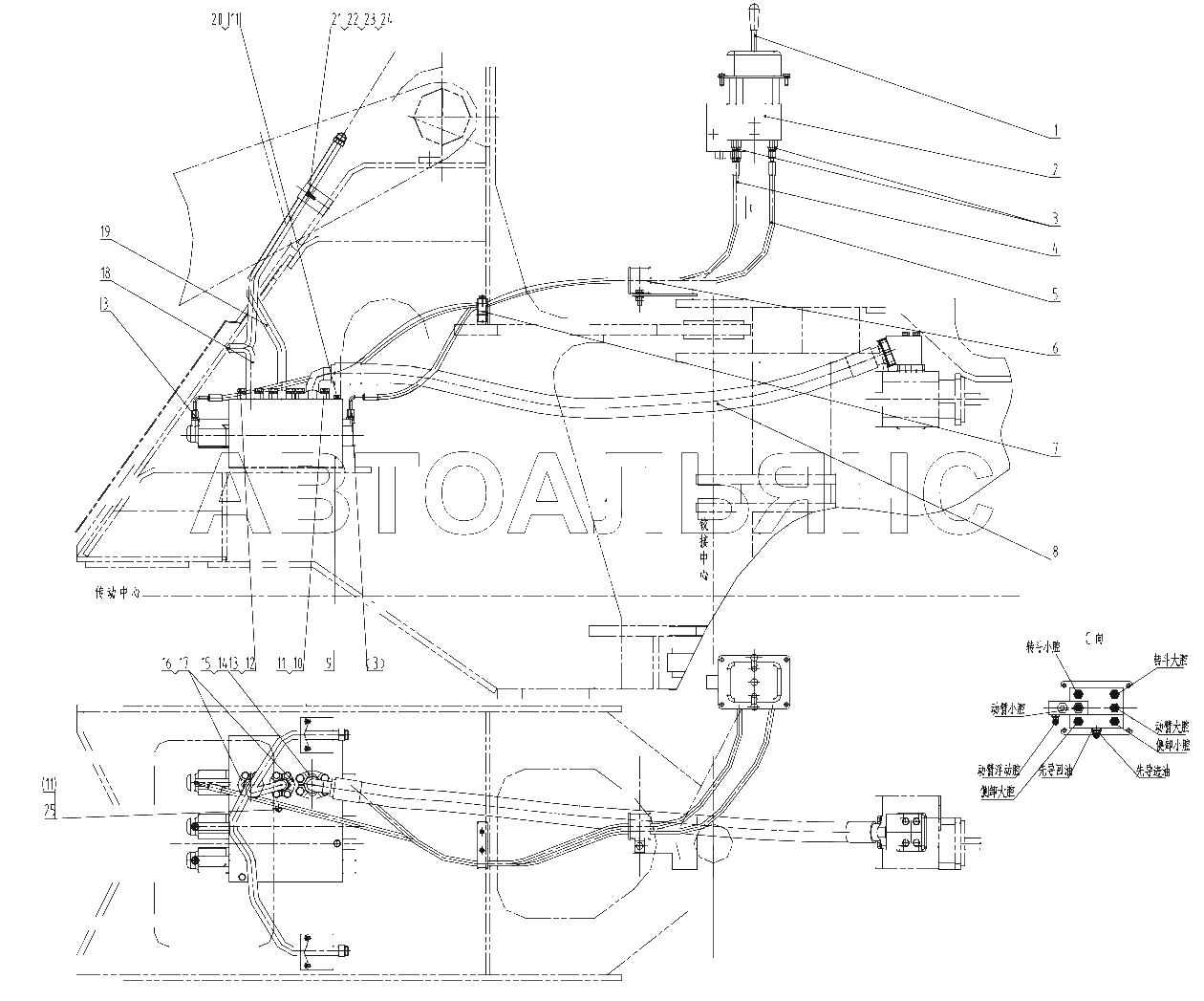 11E0101 003 SIDE DUMP HYDRAULIC SYSTEM