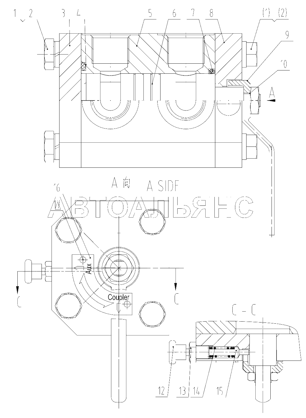 12C0685 008 DIVERTER VALVE