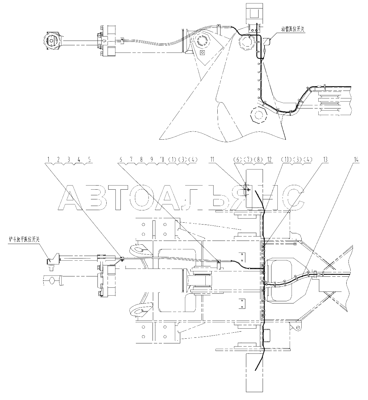 46C1738 001 FRONT FRAME WIRING