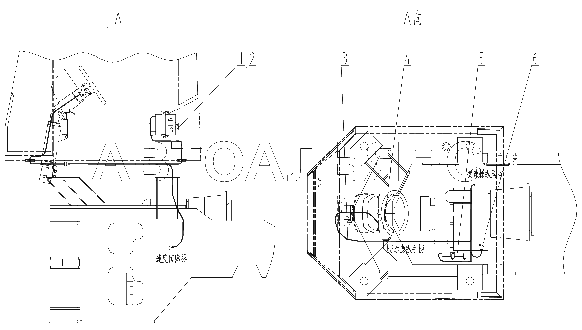 46C0709 002 SHIFT CONTROL WIRING