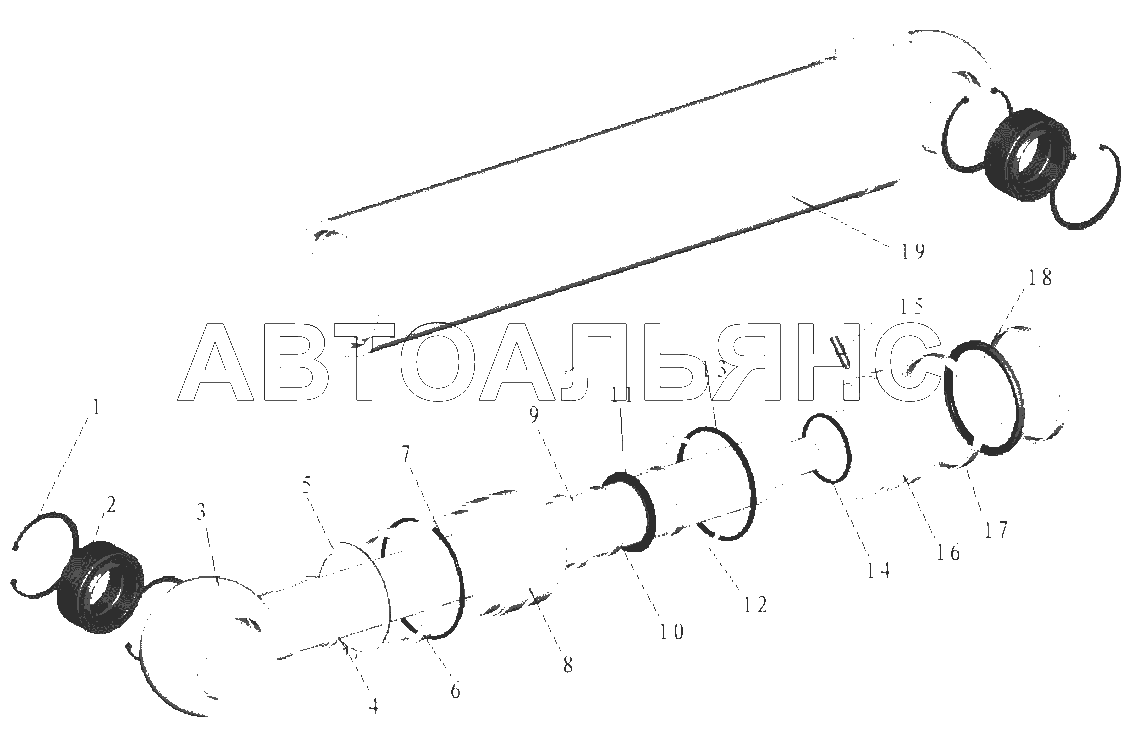 TURN FIGHTS OIL CYLINDER (LG818.07.01)