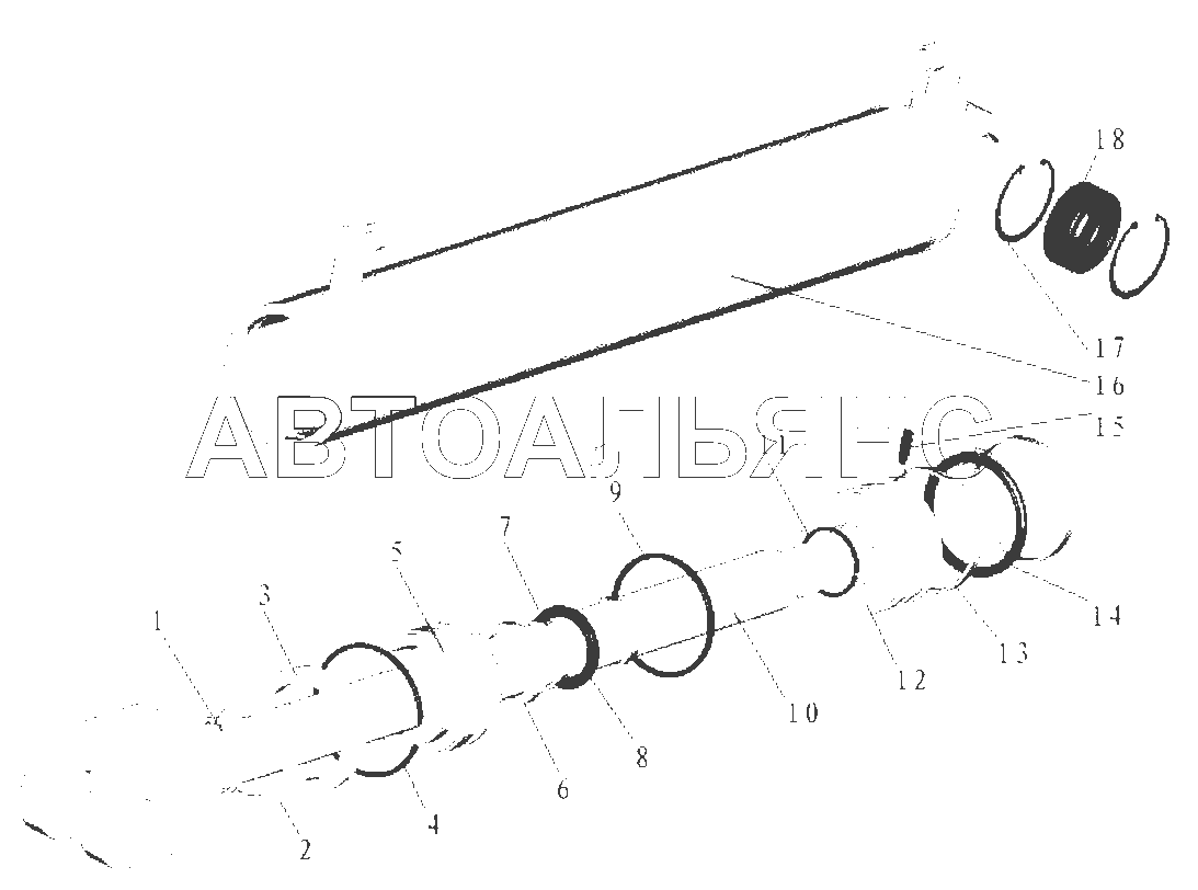 ARM OIL CYLINDER (LG818.07.02)