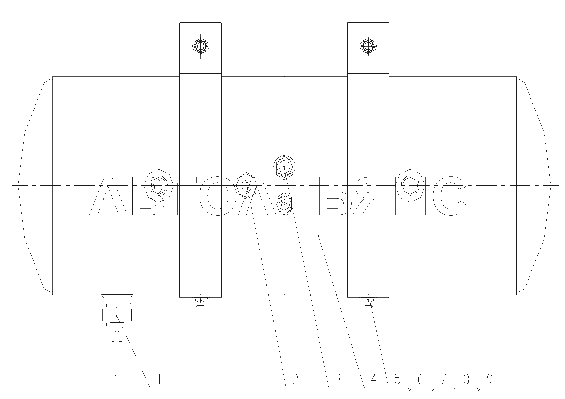 AIR TANK ASSEMBLY (LG816.08.04)
