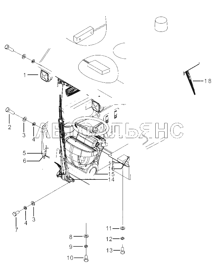 ELECTRIAL WIRING OF CAB (30815900226) (USE FOR CDM835EVIII.0