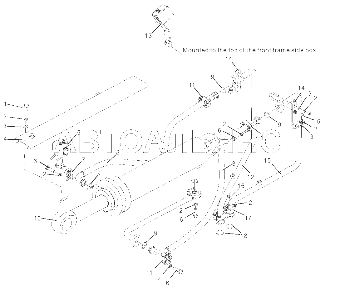 IMPLEMENT HYDRAULIC SYSTEM (30807900317) (USE FOR CDM835EVII