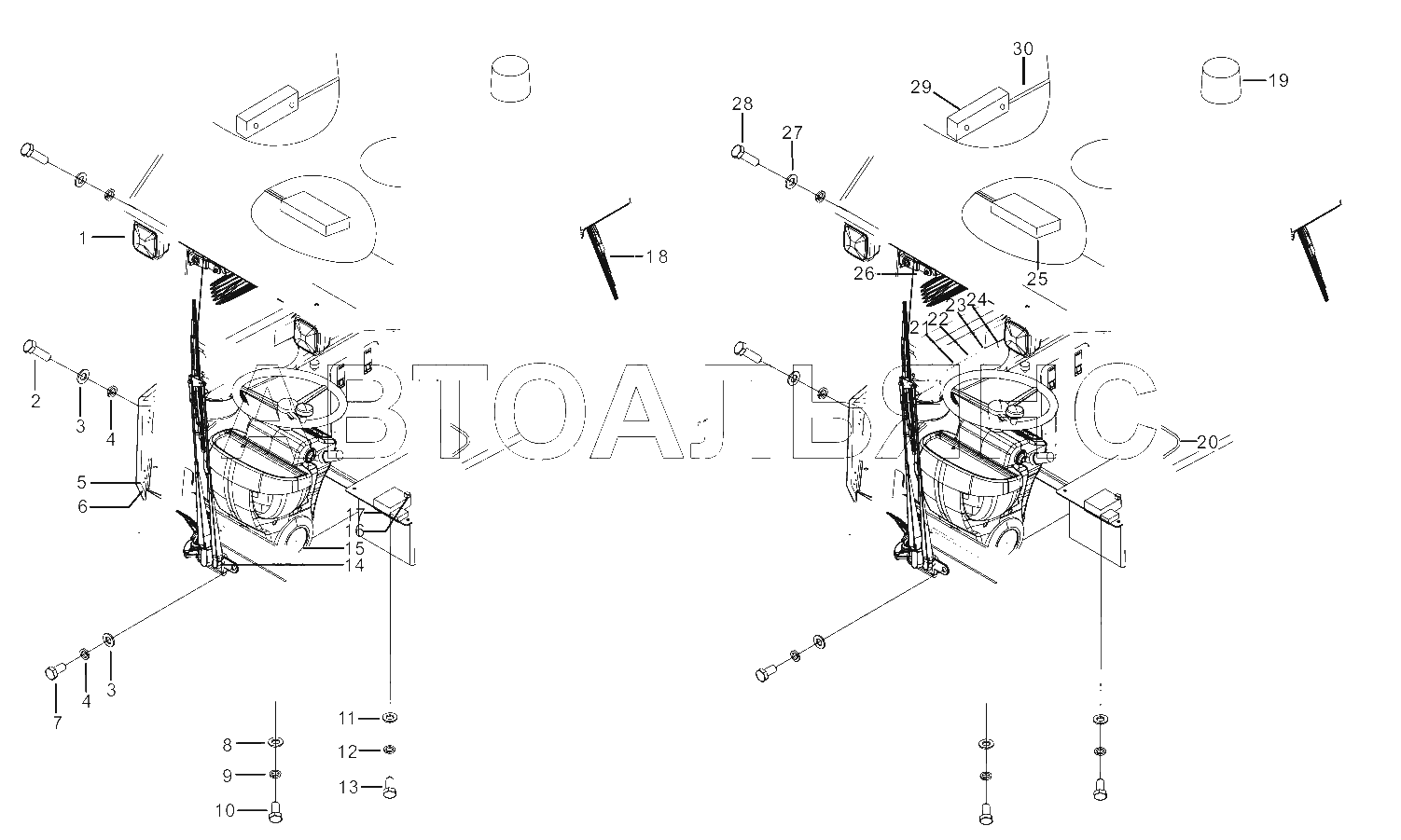 ELECTRIAL WIRING OF CAB (30815900213) (USE FOR CDM835EVI.00/