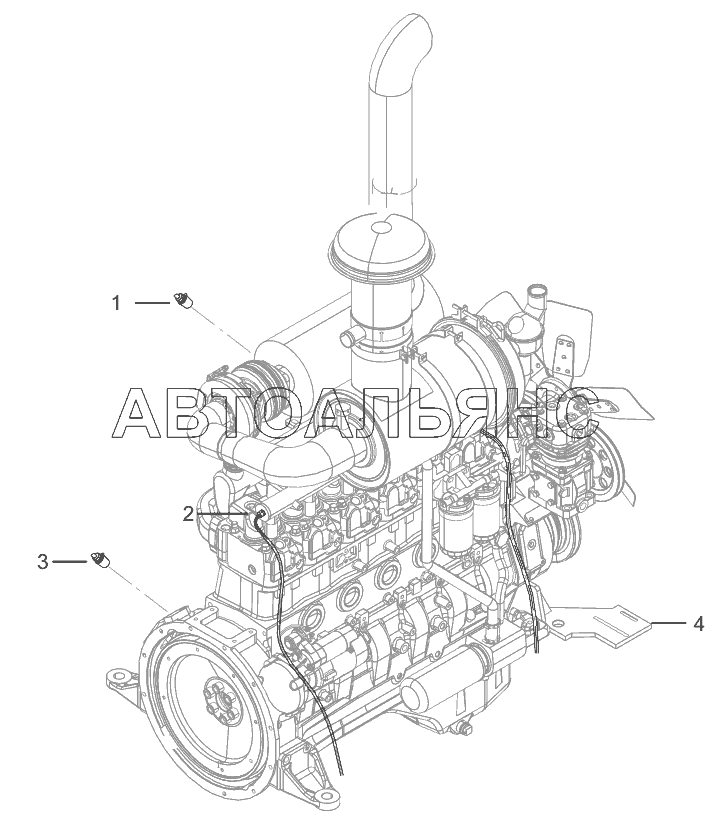 ELECTRIAL WIRING OF ENGINE (30815900213) (USE FOR CDM835EVI.