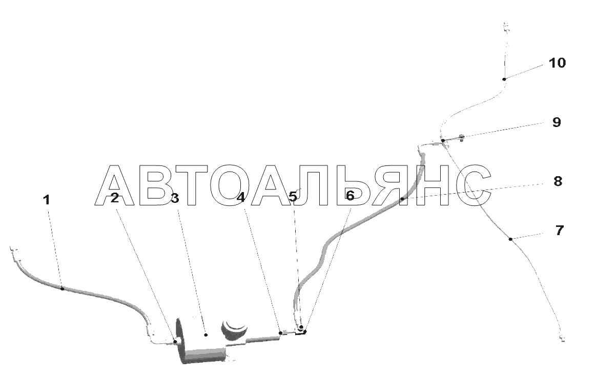 Braking rear axle assembly