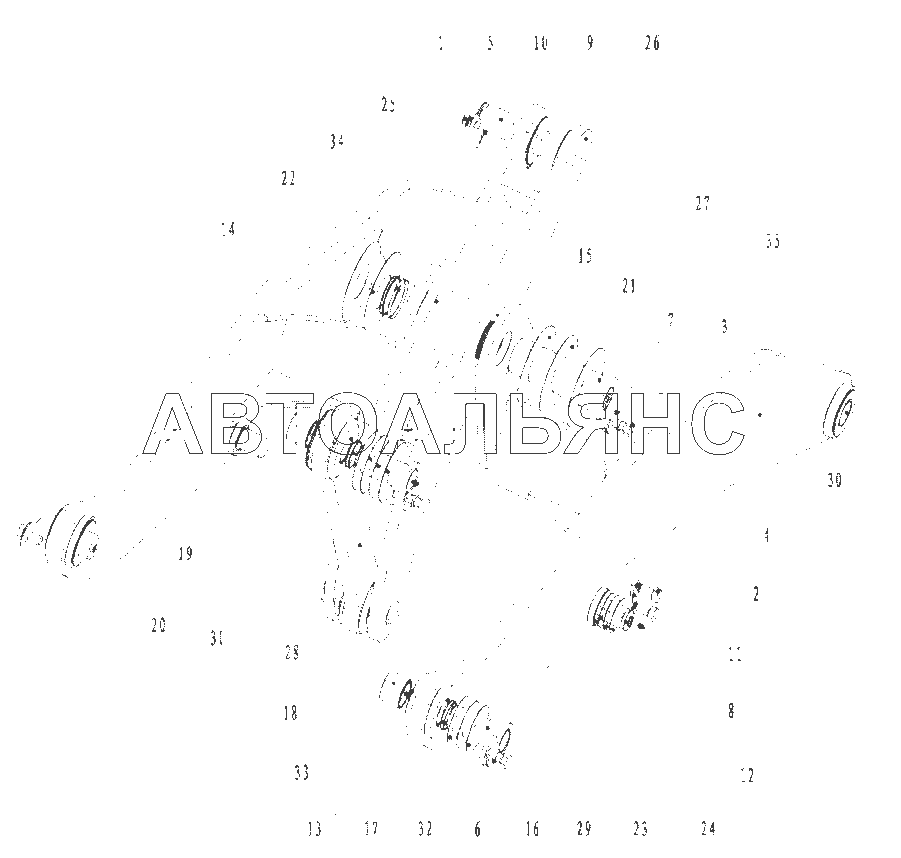Boom device assembly Z3A102000000